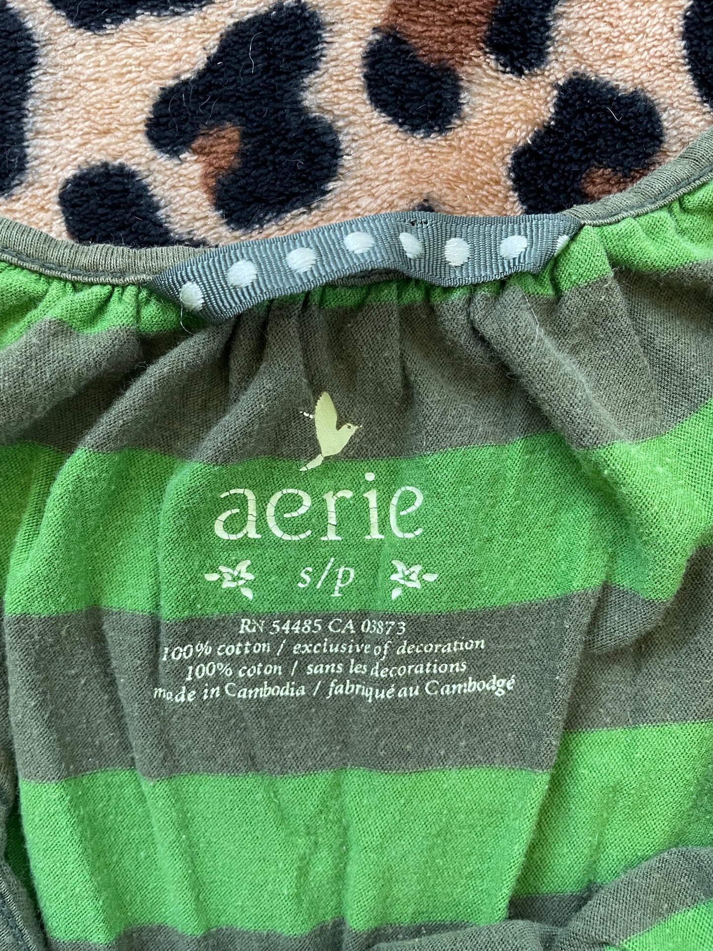 aerie striped mini dress