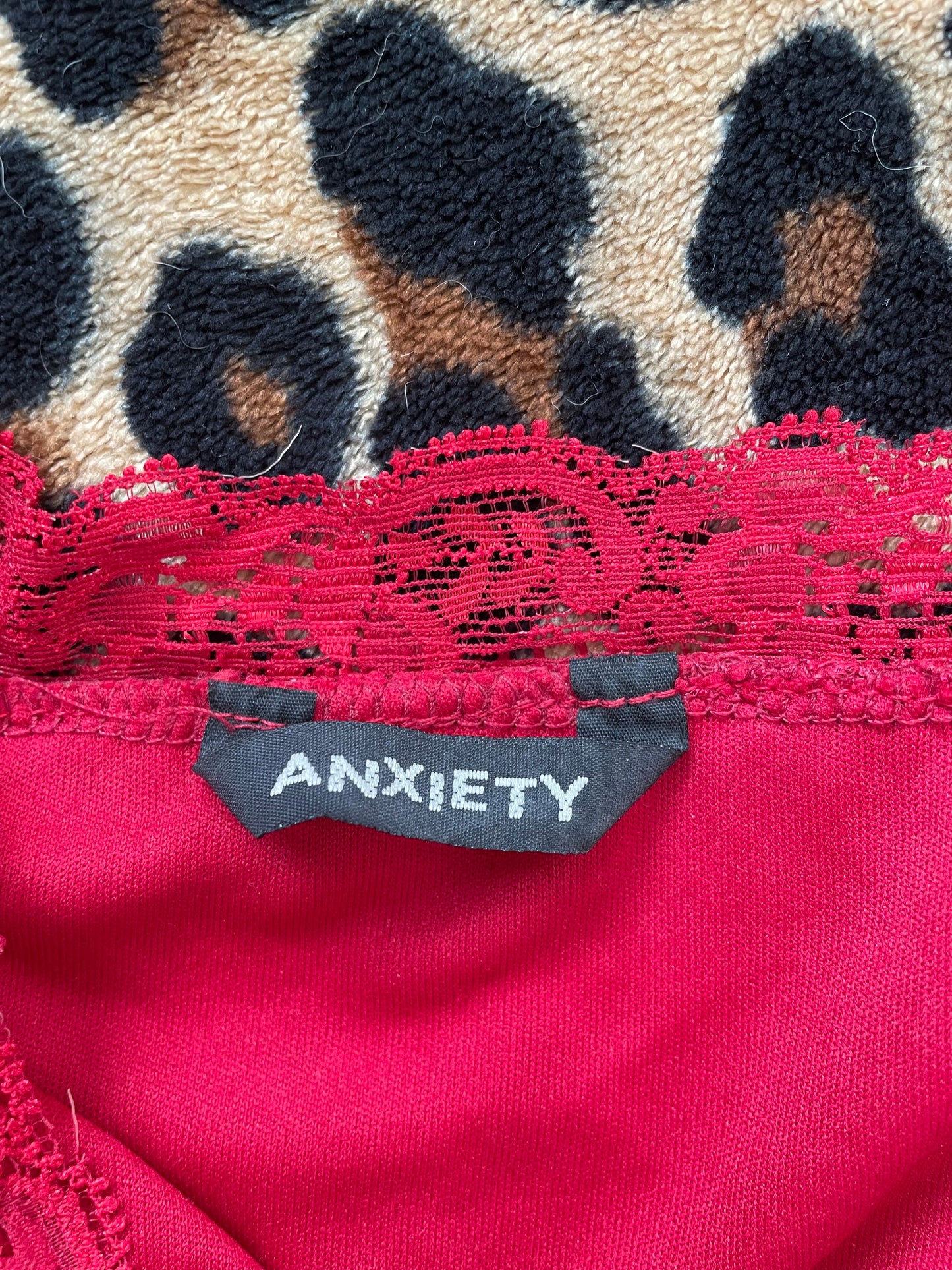 anxiety lace babydoll cami