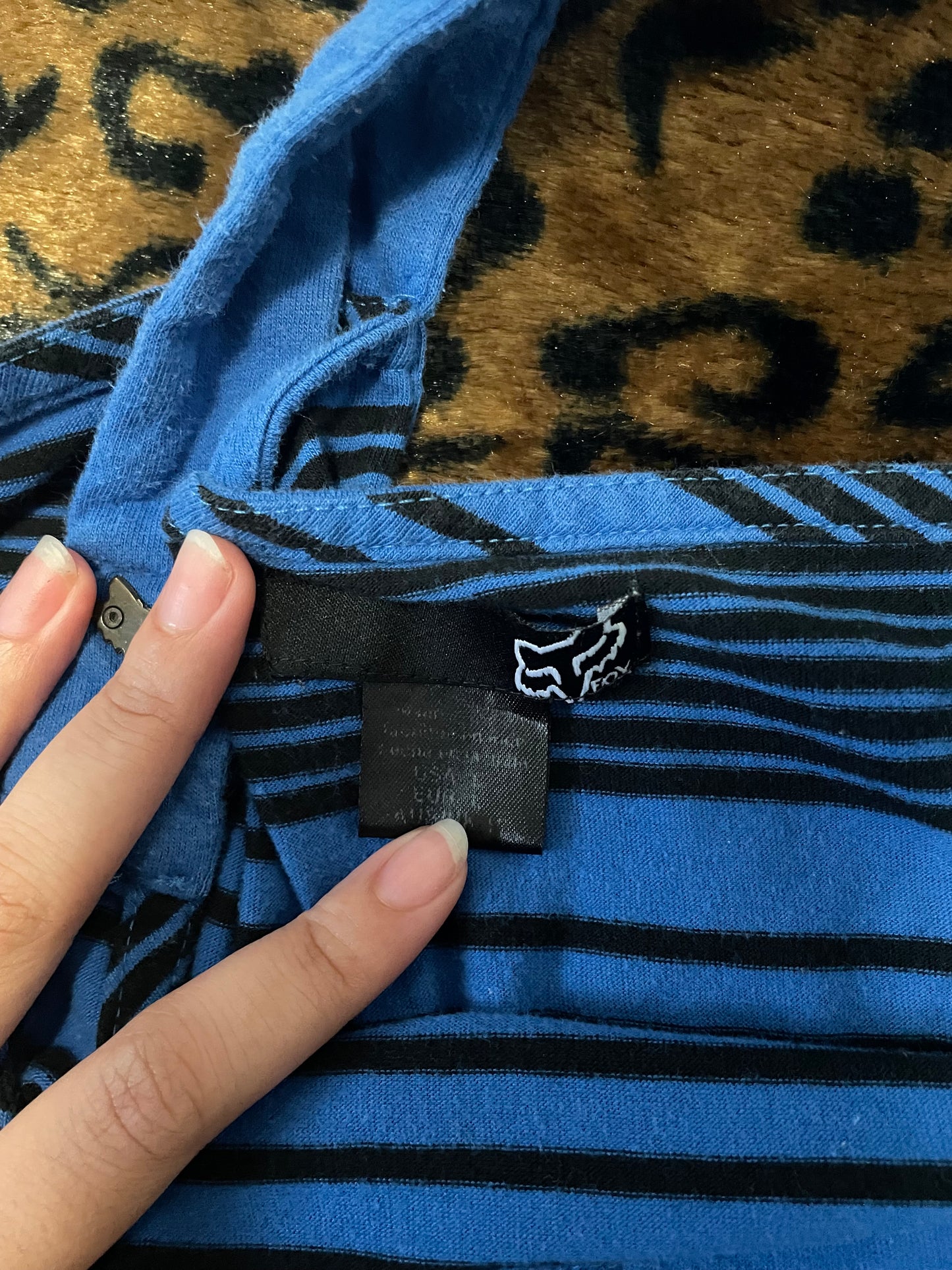 fox racing striped tank