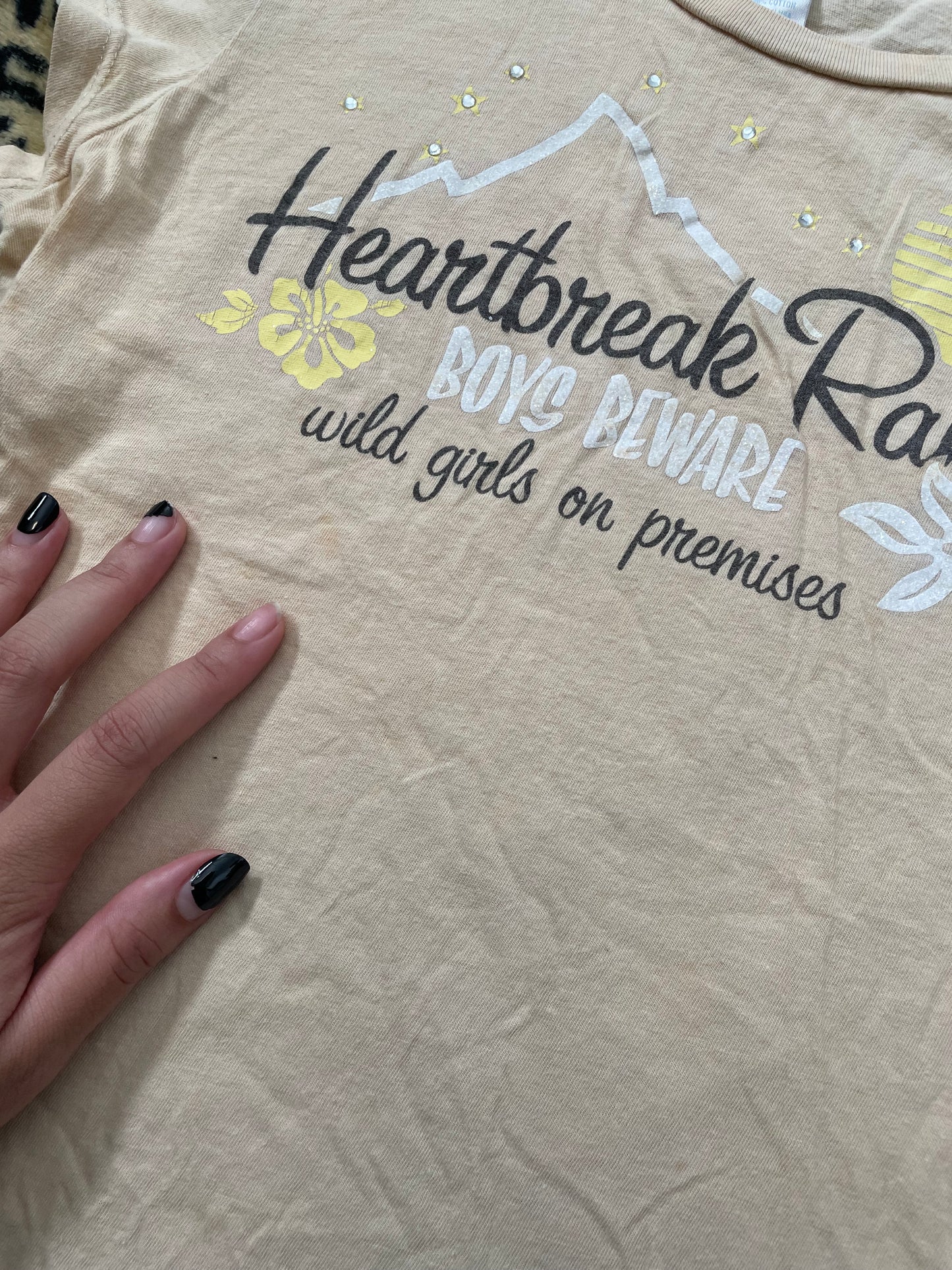 aeropostale heartbreak baby tee