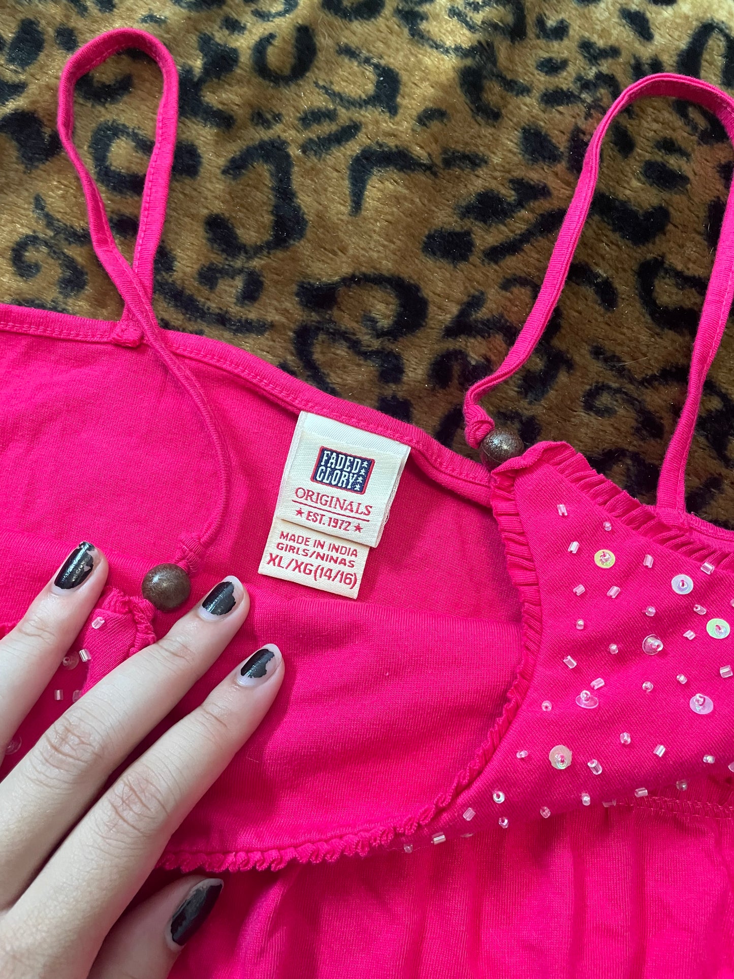 babydoll sequins tank