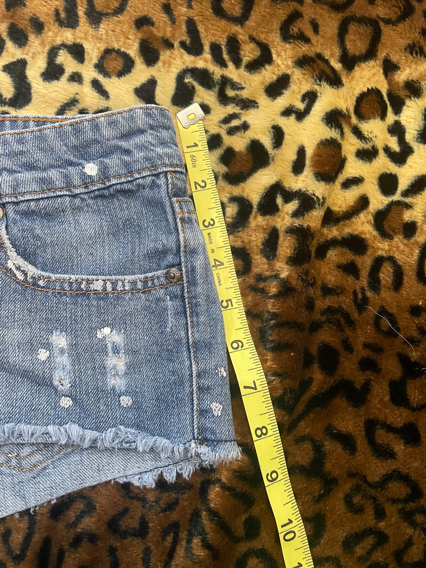 rue21 lowrise denim mini shorts