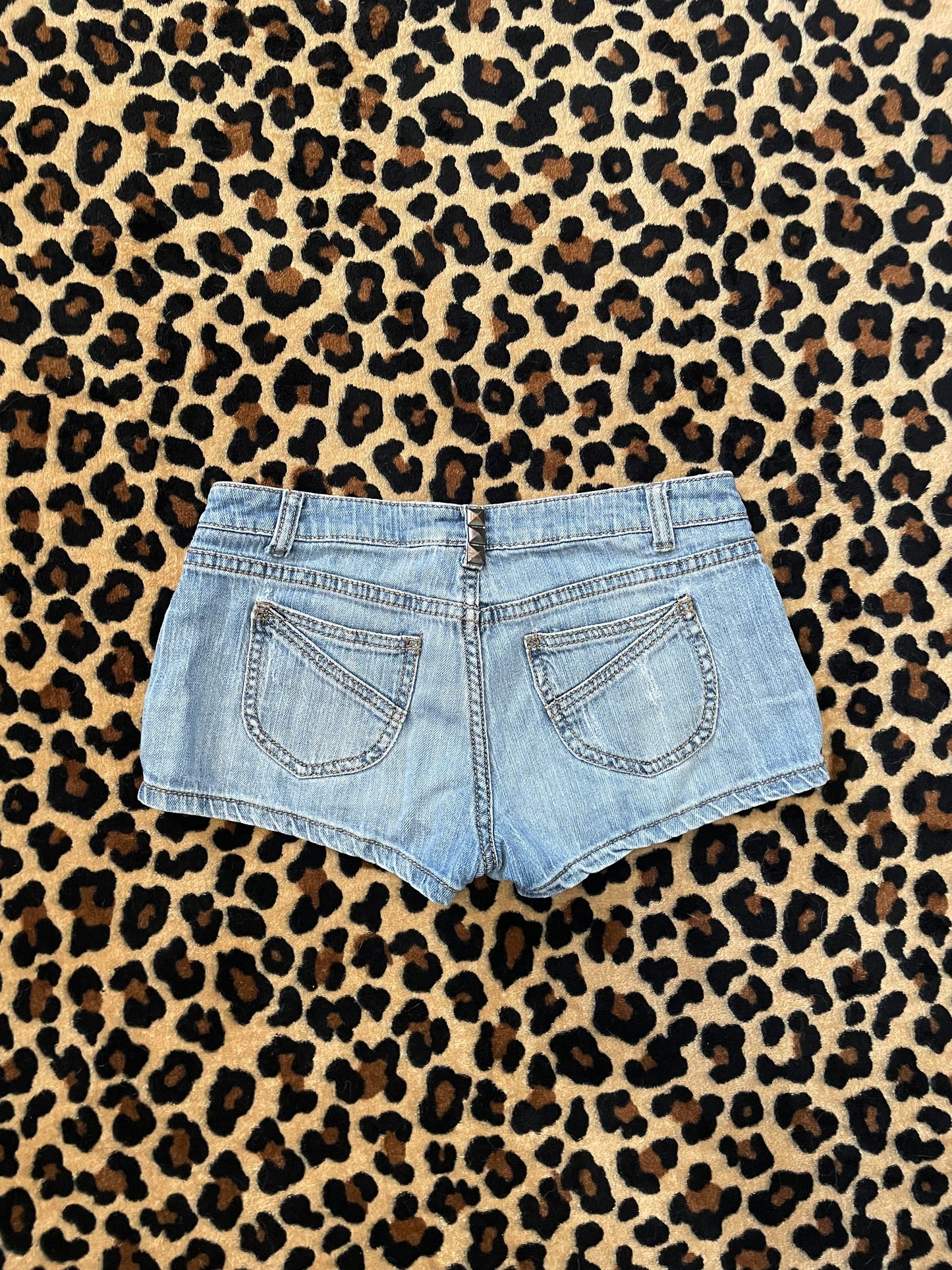 mudd studded lowrise mini shorts