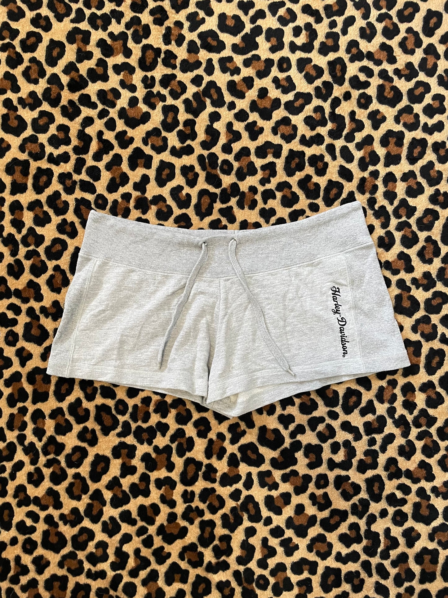 harley davidson lowrise mini shorts