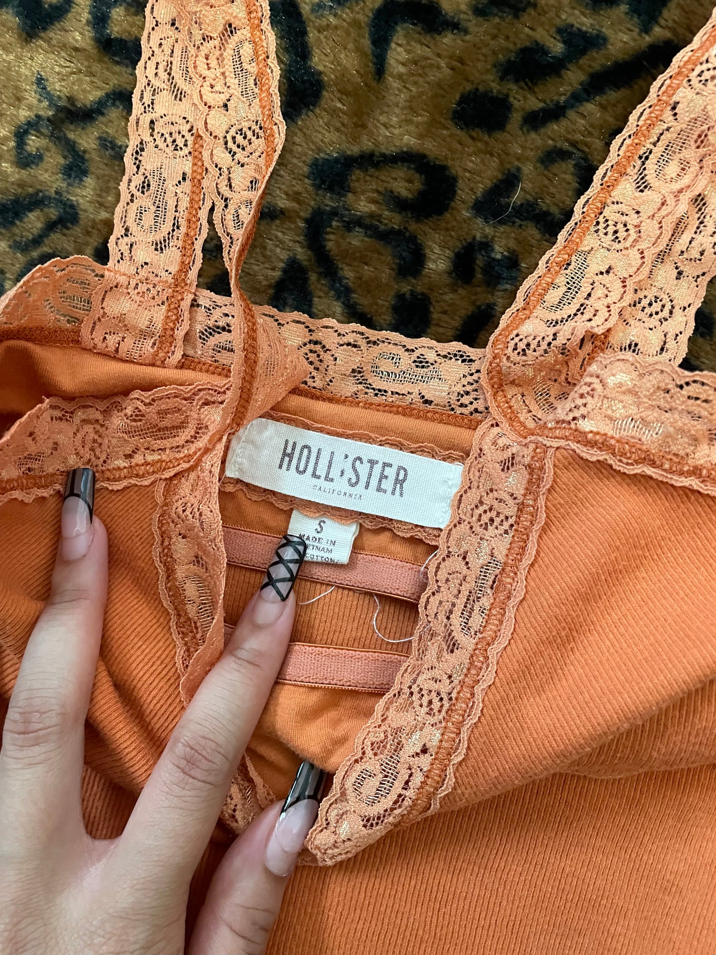 hollister babydoll lace tank