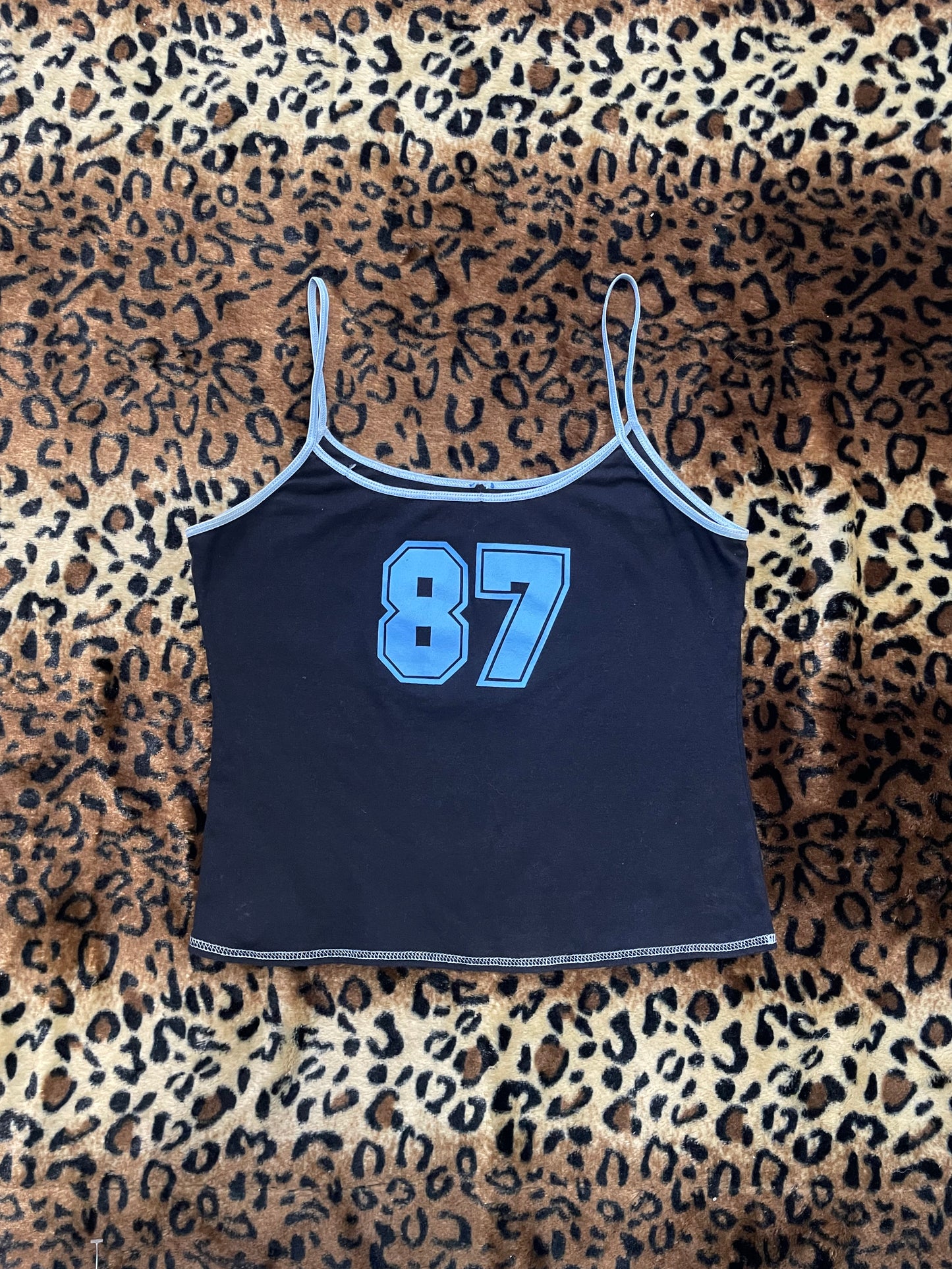 sporty numbers tank