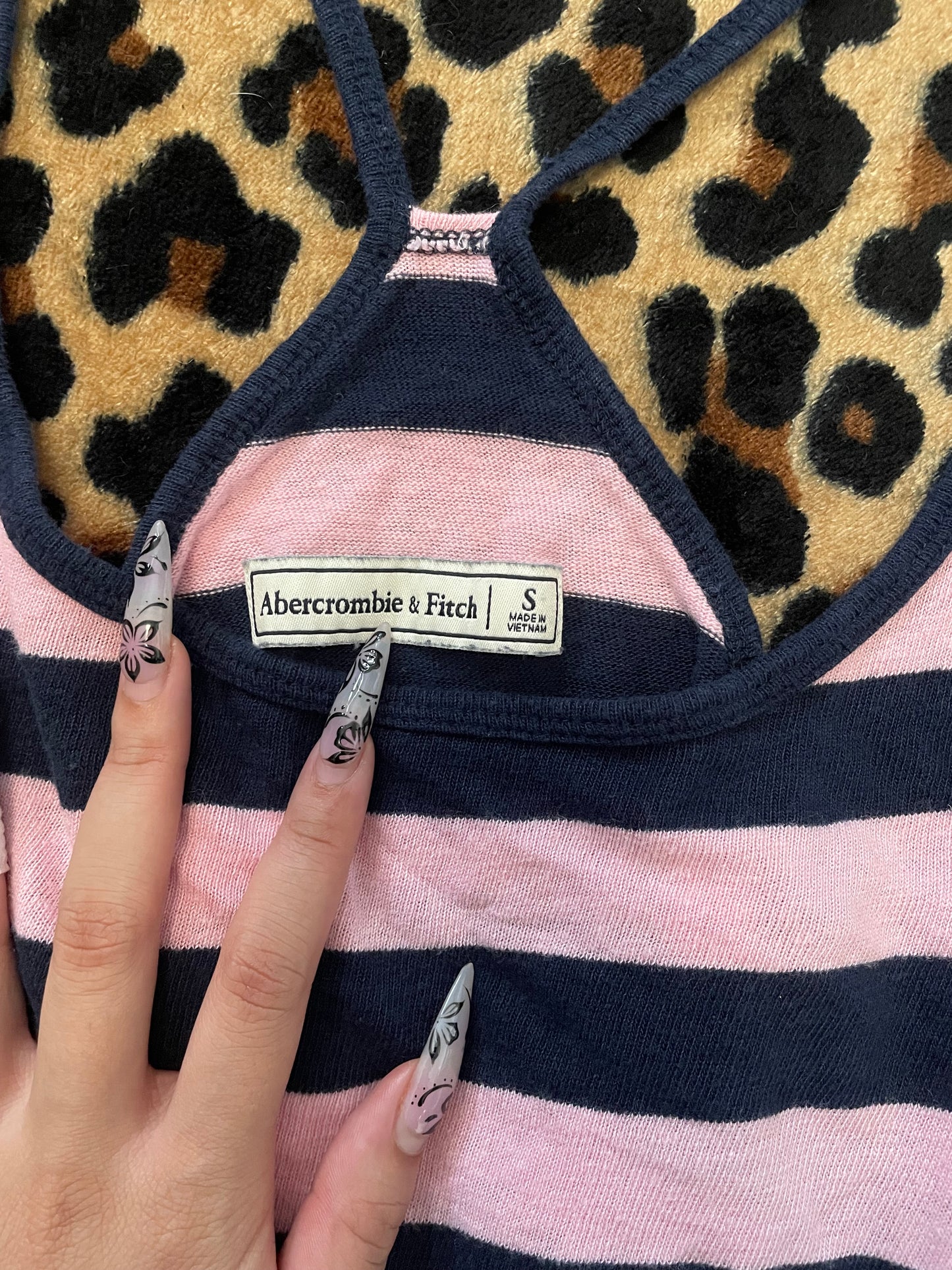 abercrombie striped mini dress