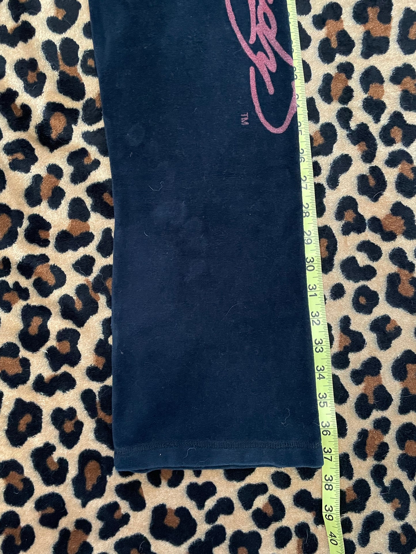 ed hardy velour lowrise sweats