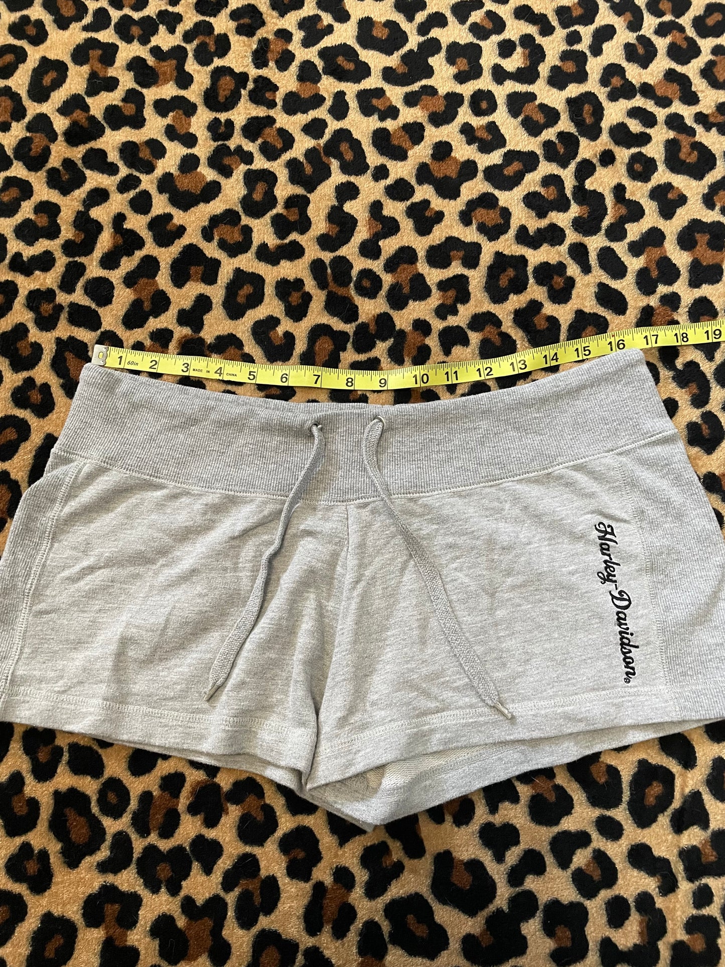 harley davidson lowrise mini shorts