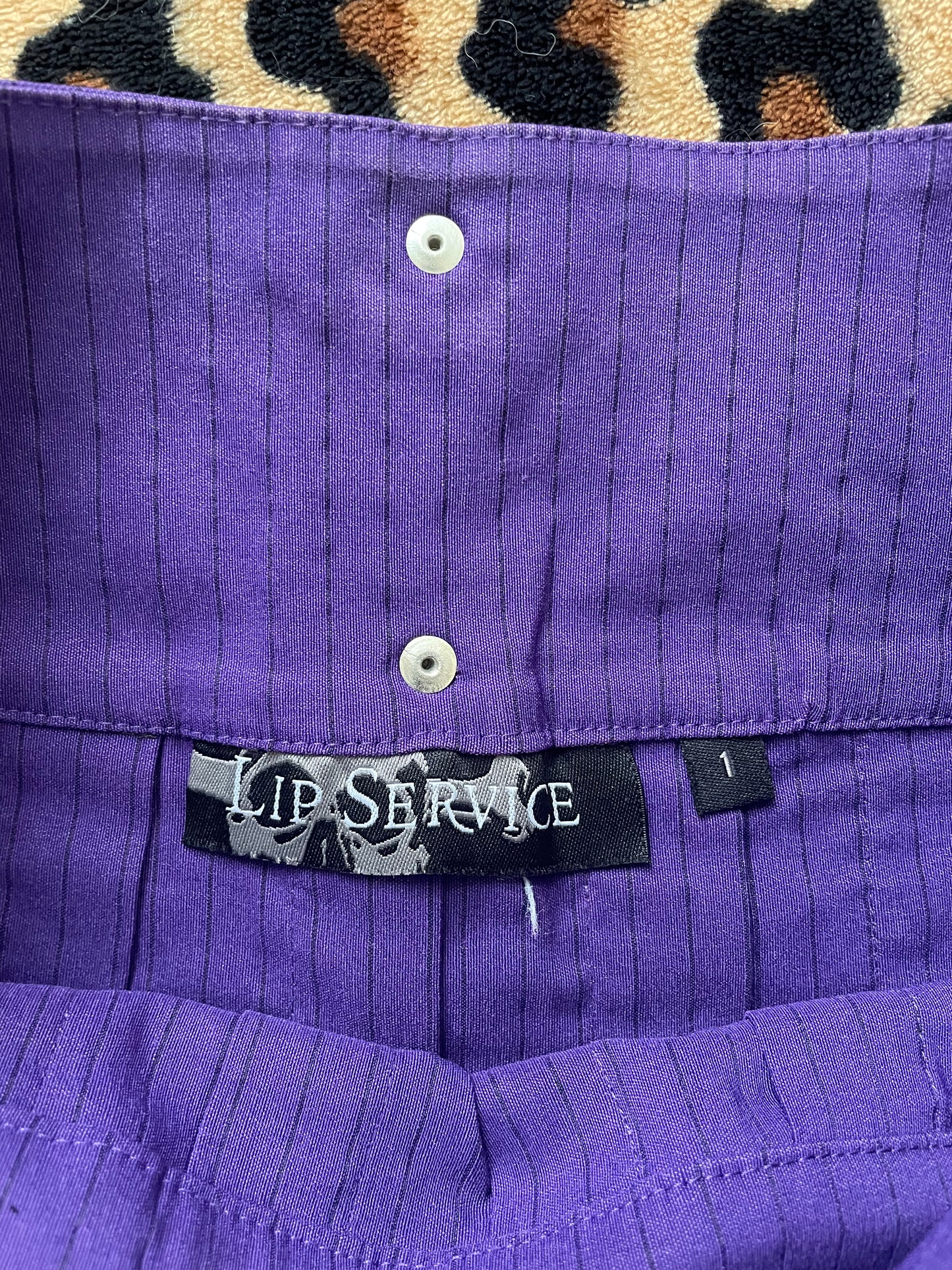lip service gangsta mini skirt