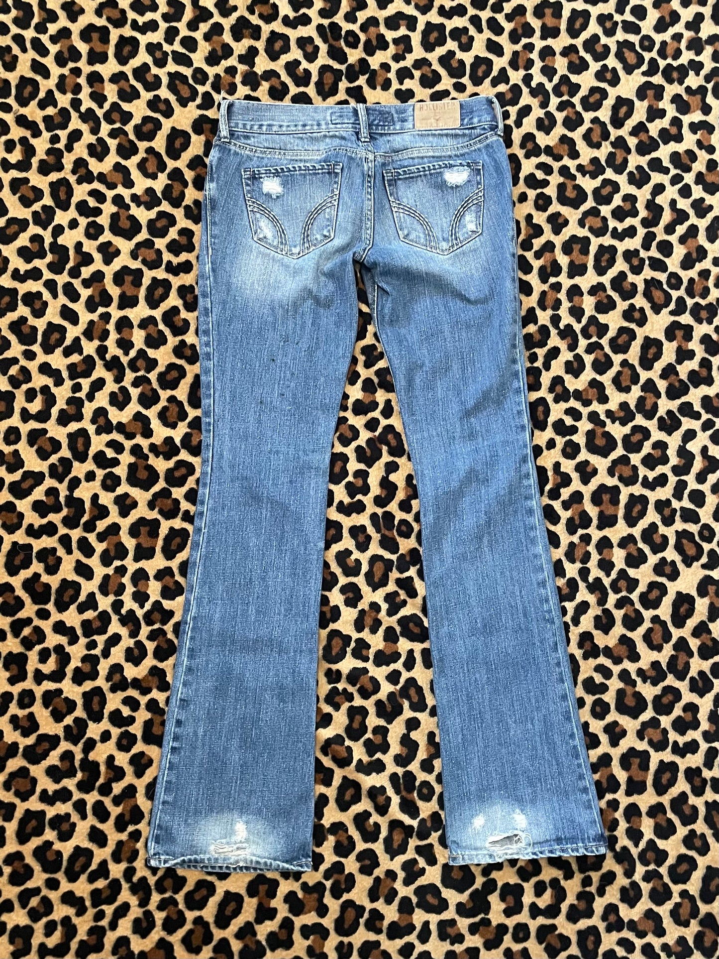 hollister lowrise flare jeans