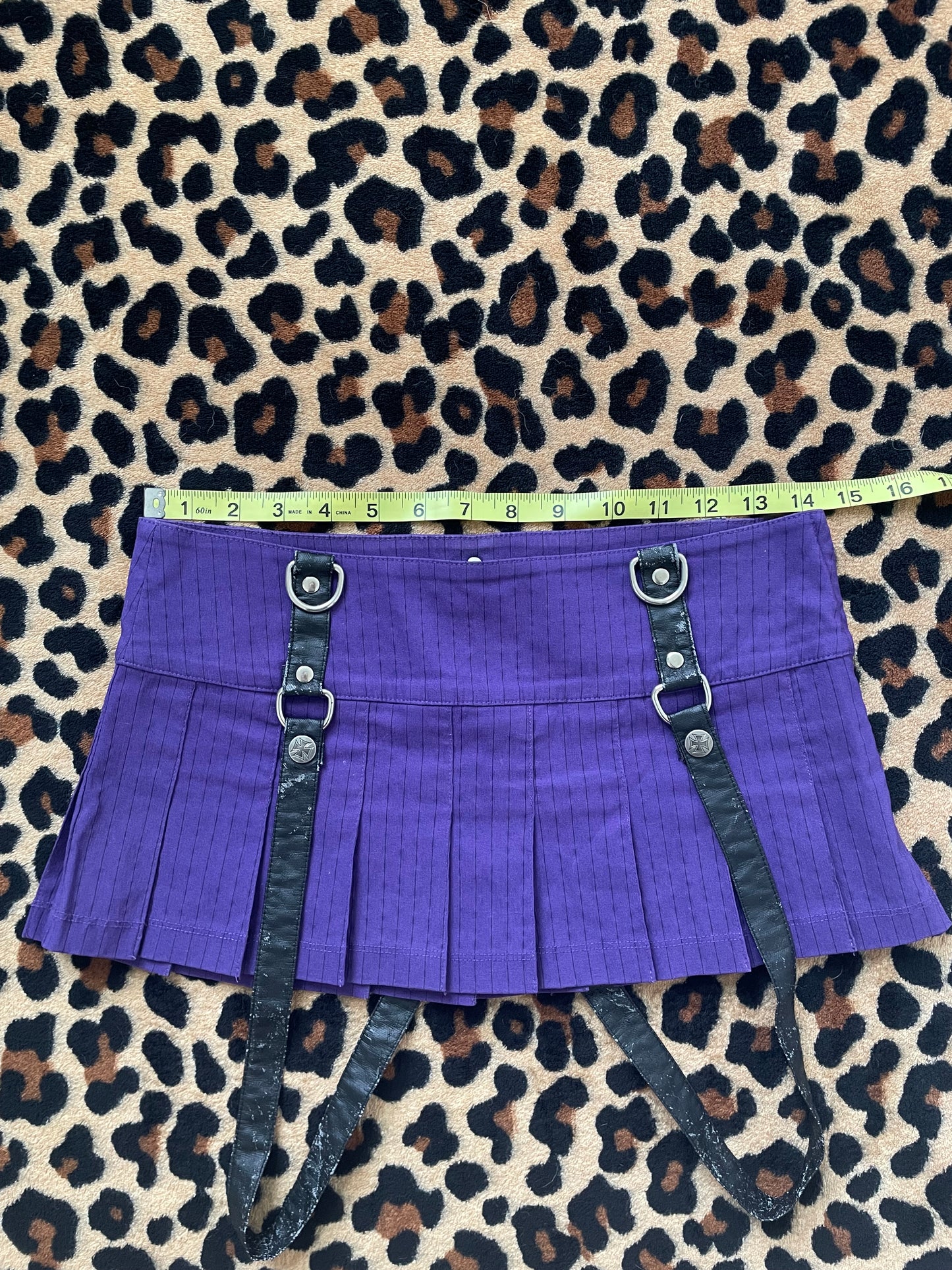 lip service gangsta mini skirt