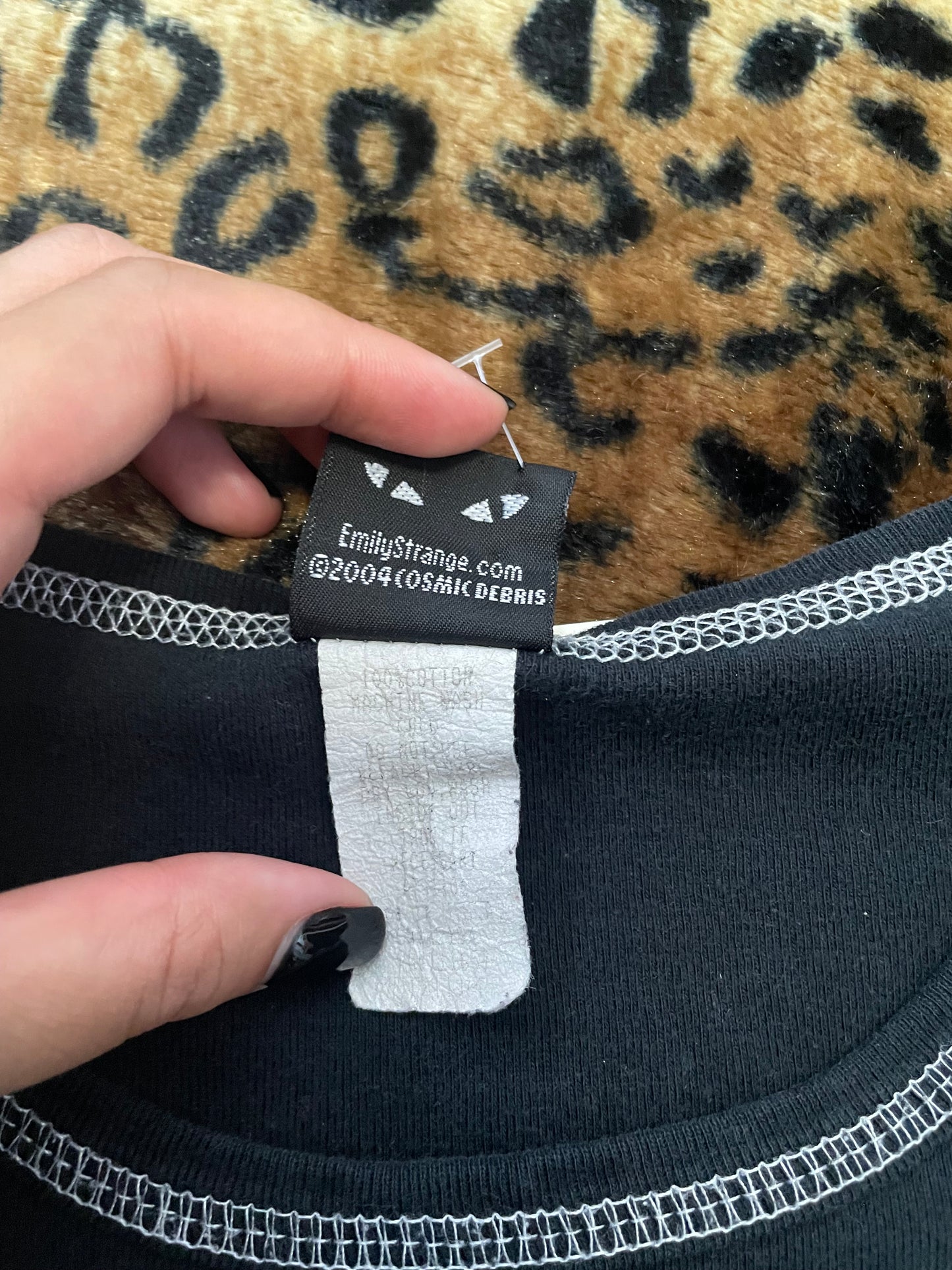emily the strange kitty baby tee