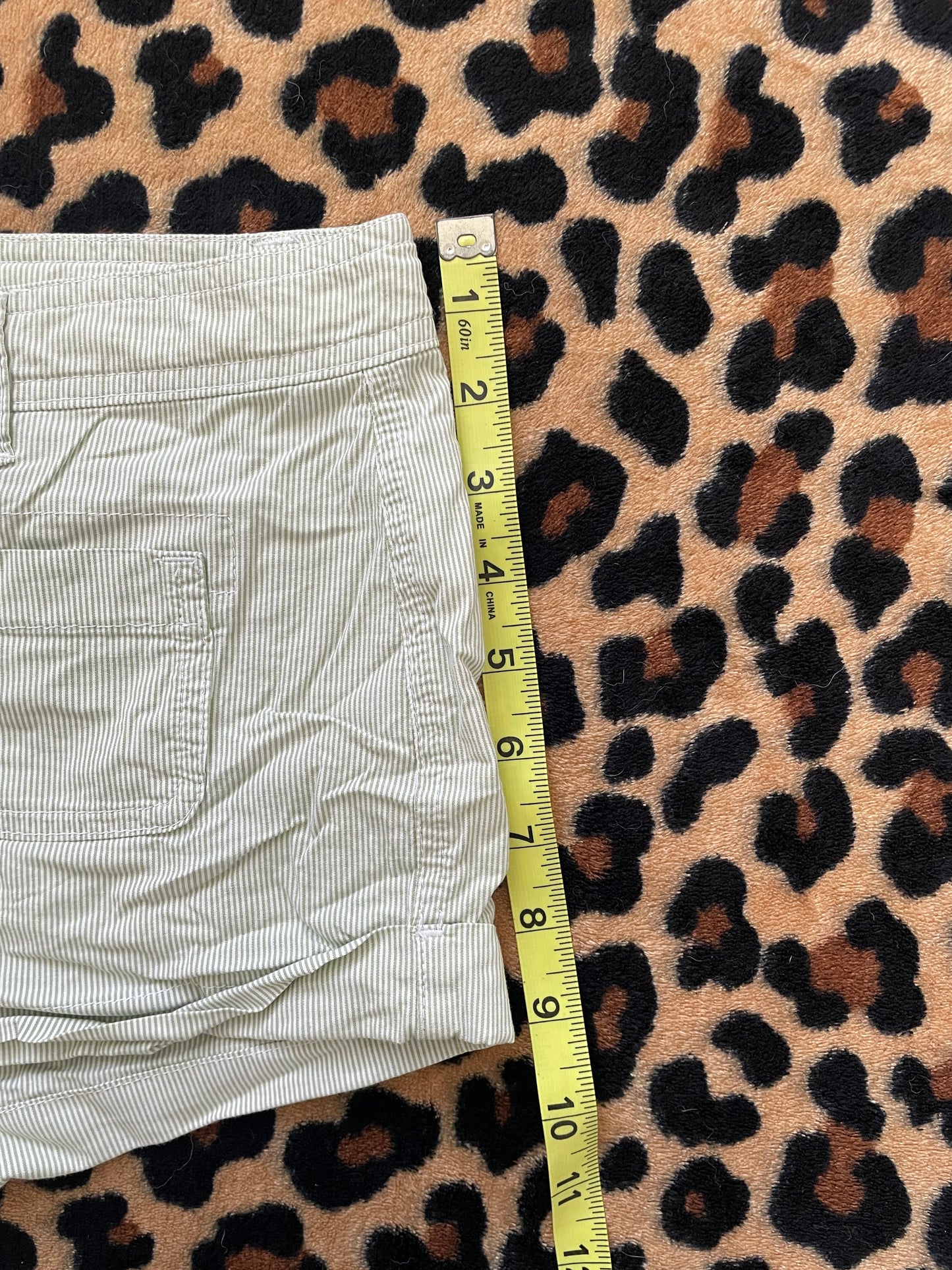 hollister lowrise striped mini shorts