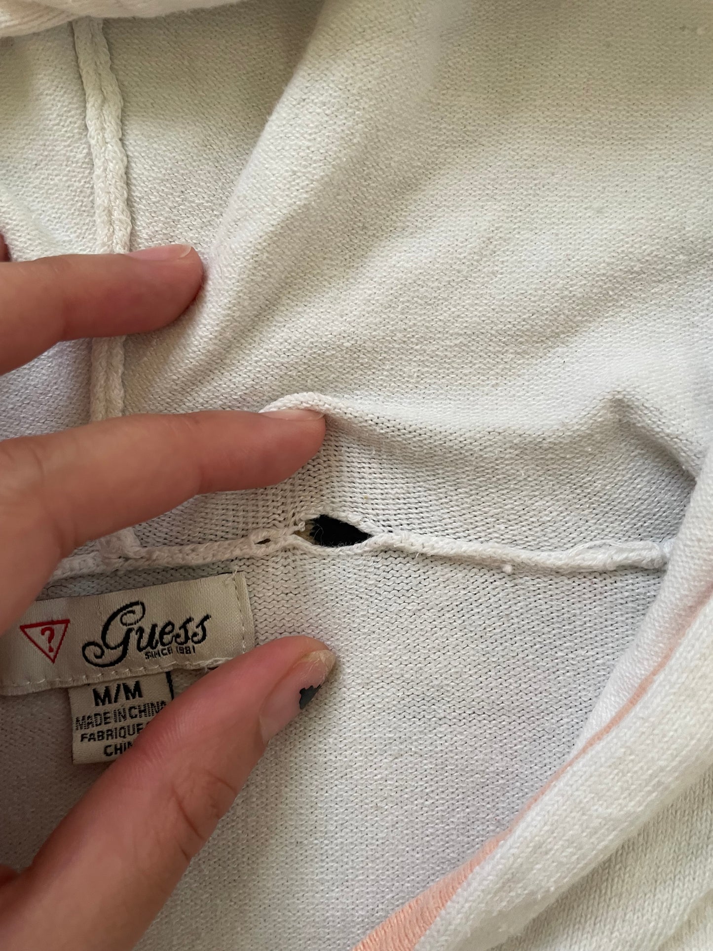 guess bedazzled zip up