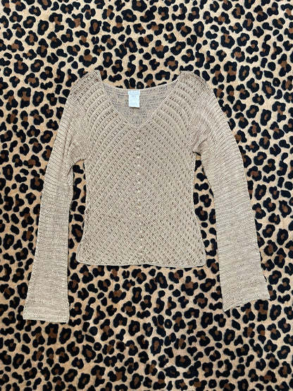 XOXO crochet longsleeve