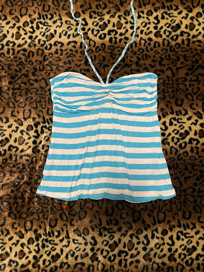 ecko unlimited striped babydoll top