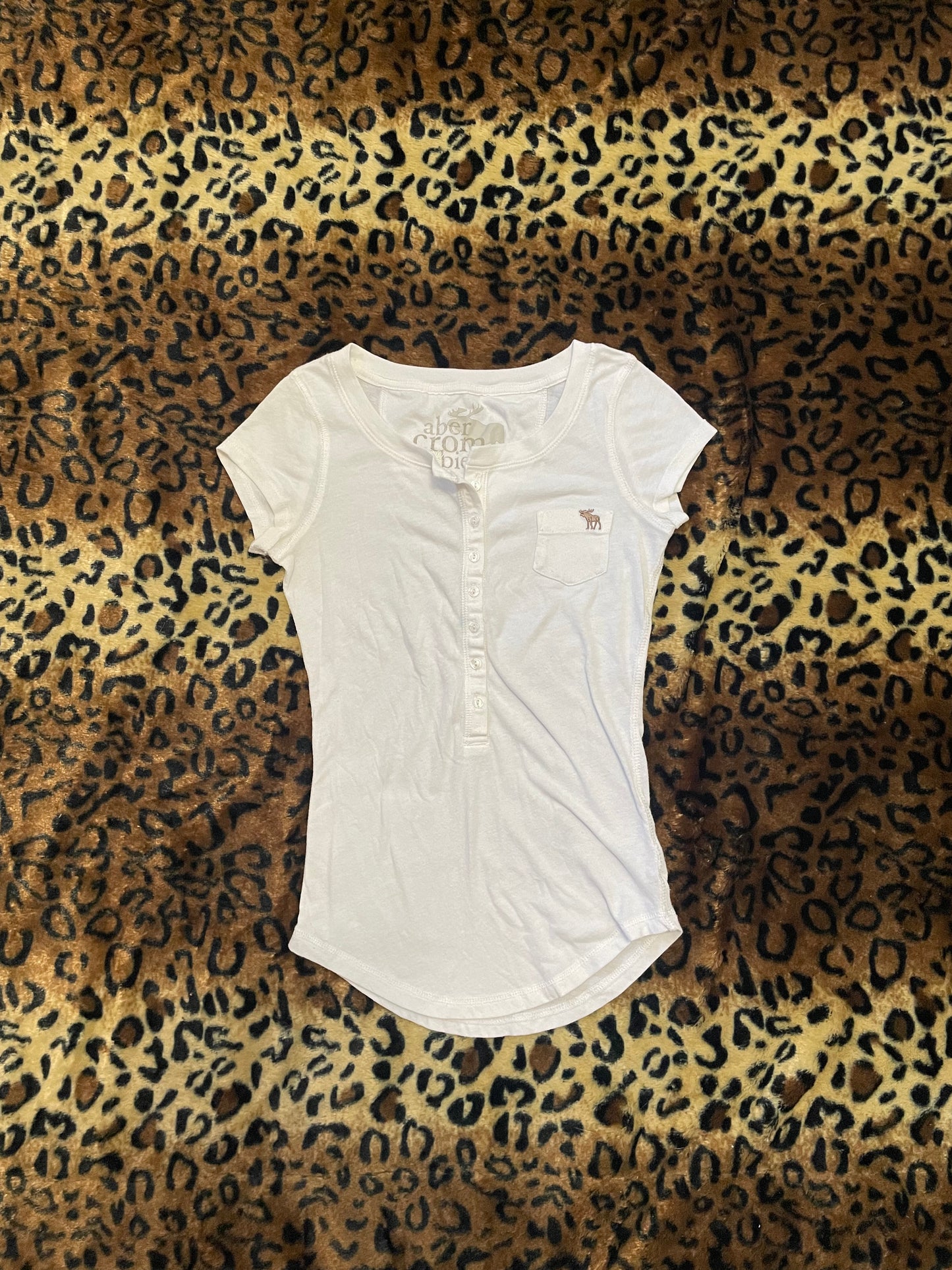 abercrombie fitted button up top