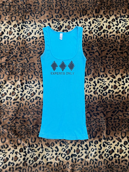experts only slogan tank