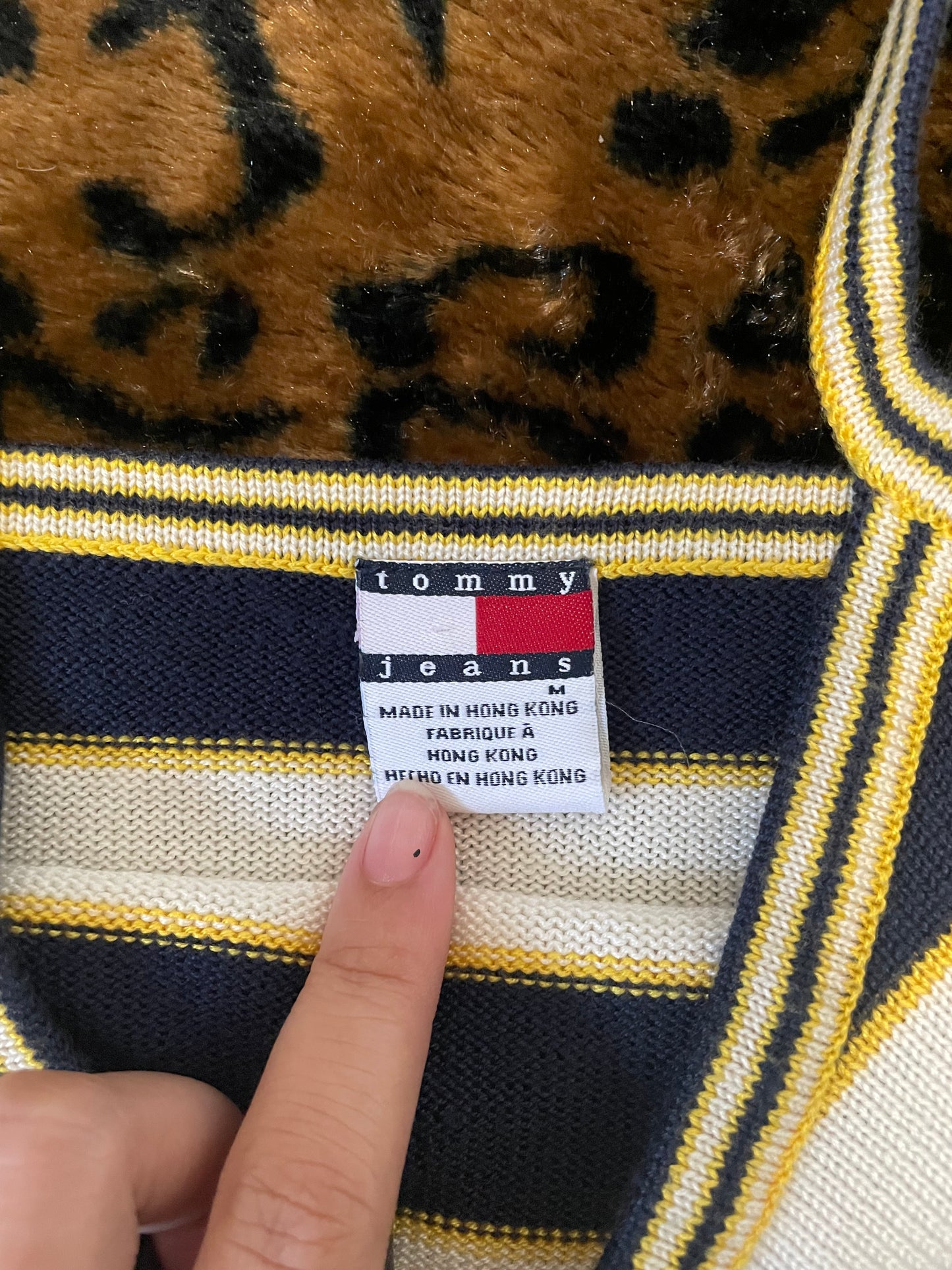 tommy hilfiger striped tank