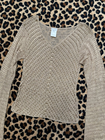 XOXO crochet longsleeve