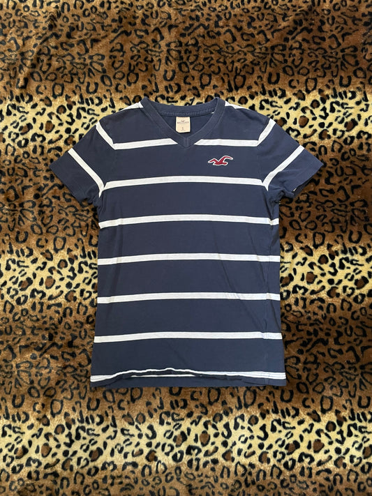mens hollister striped tee