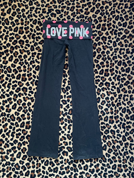 VS PINK low rise fold over leggings