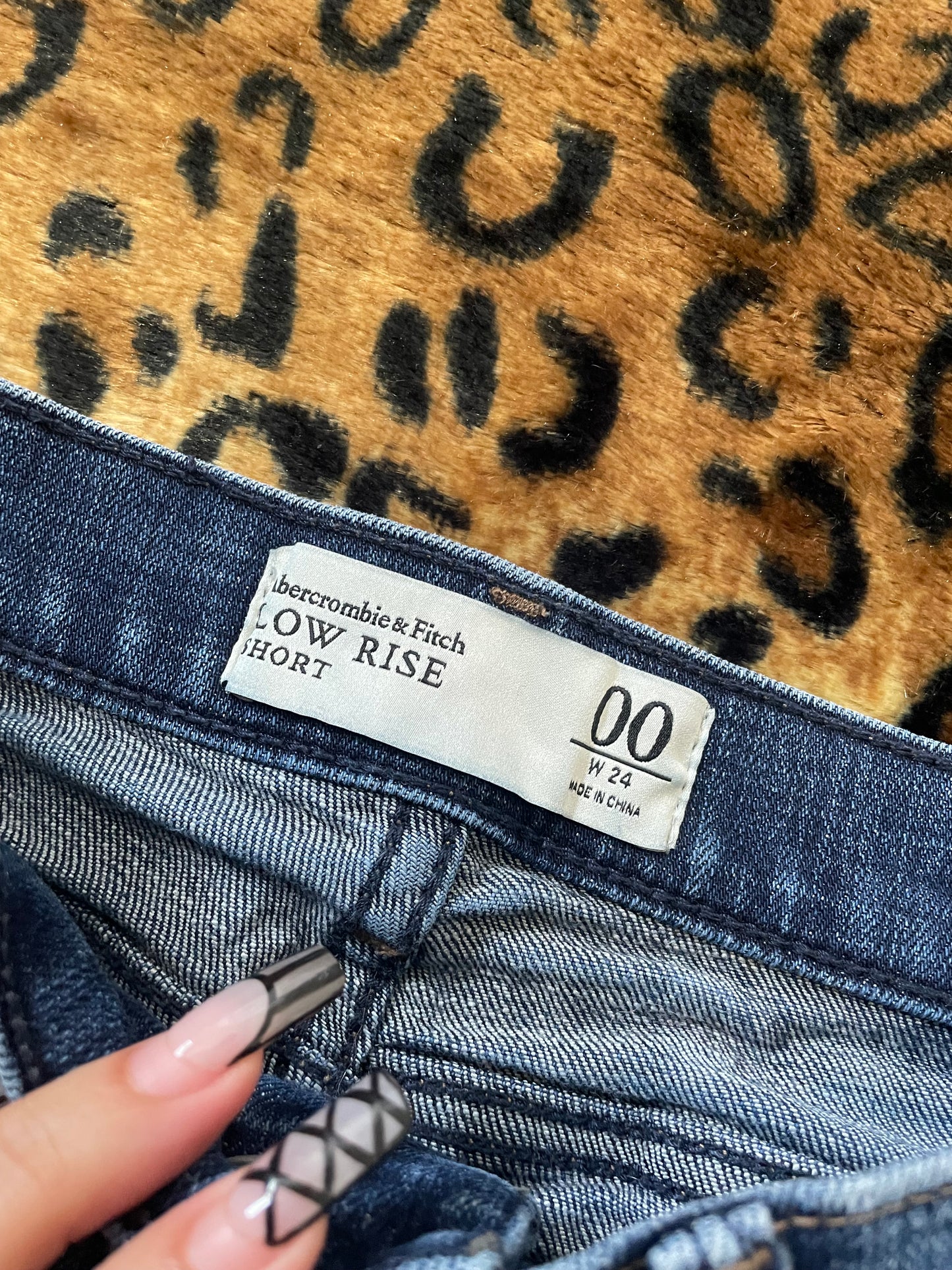 abercrombie lowrise mini shorts