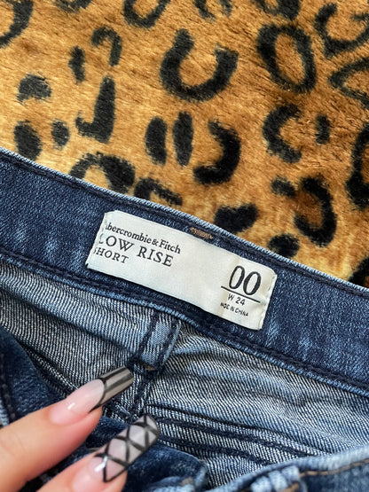 abercrombie lowrise mini shorts