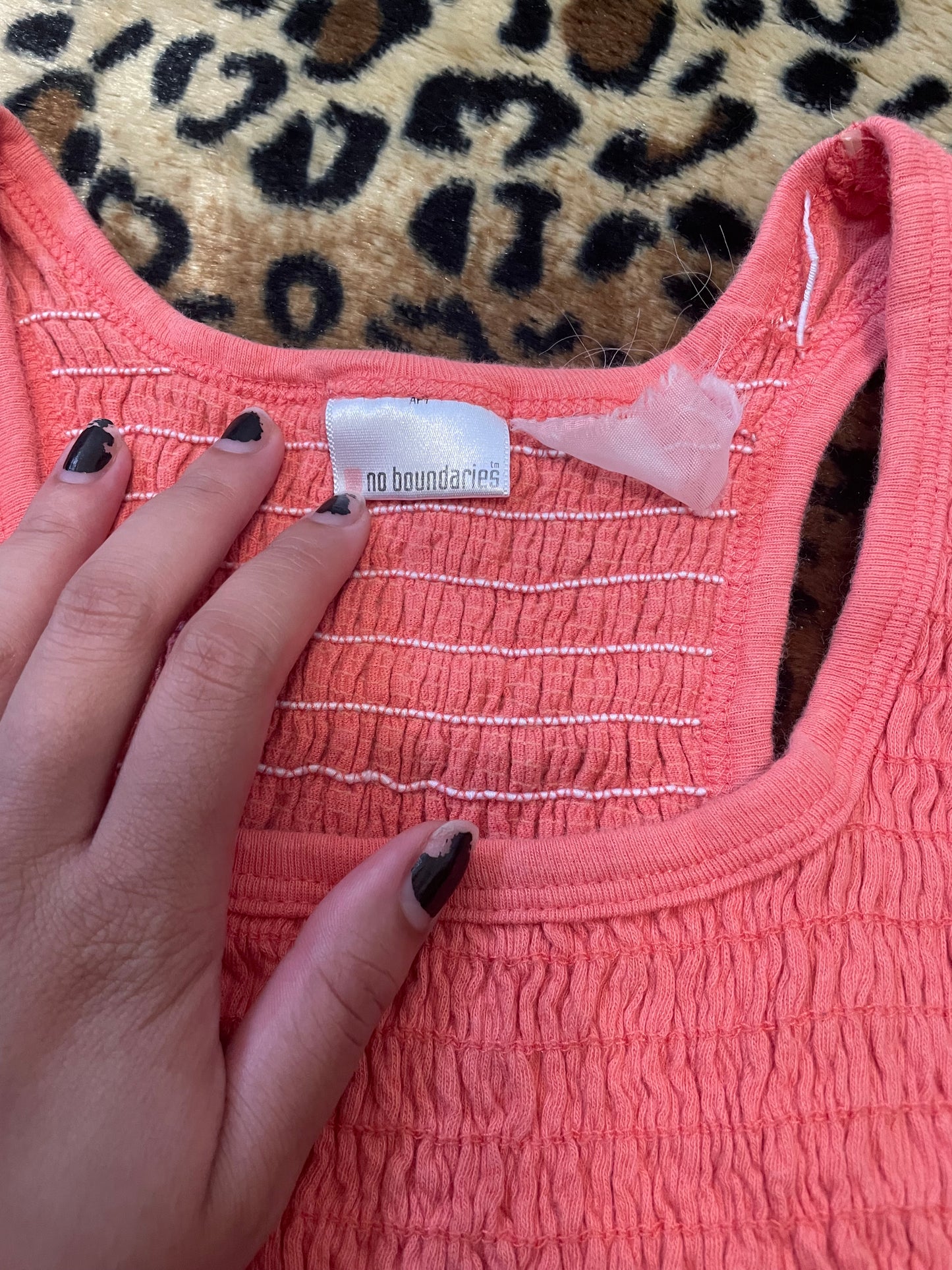 no boundaries babydoll tank