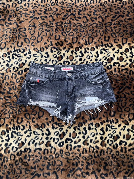 dollhouse ripped mini shorts