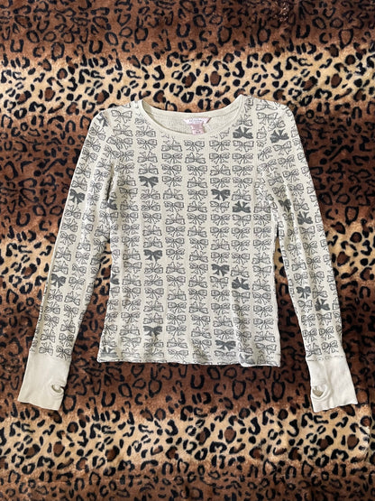 arizona co. bow print longsleeve