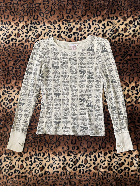 arizona co. bow print longsleeve