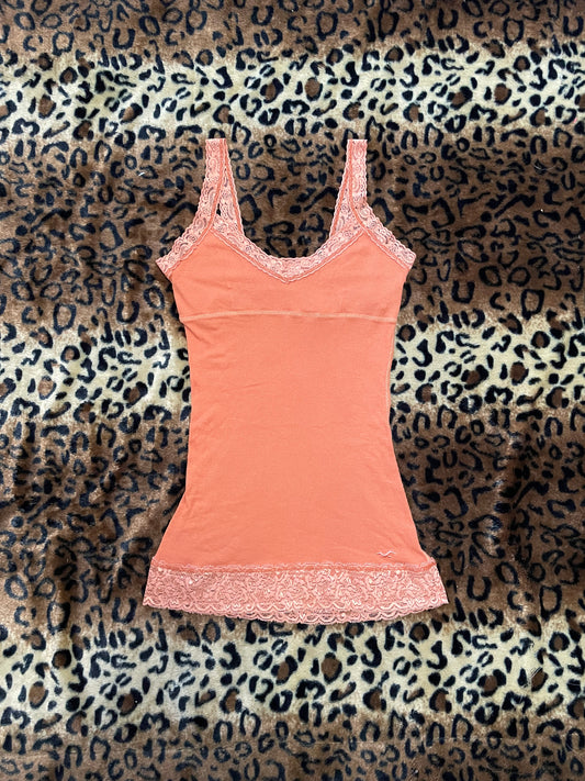 hollister babydoll lace tank