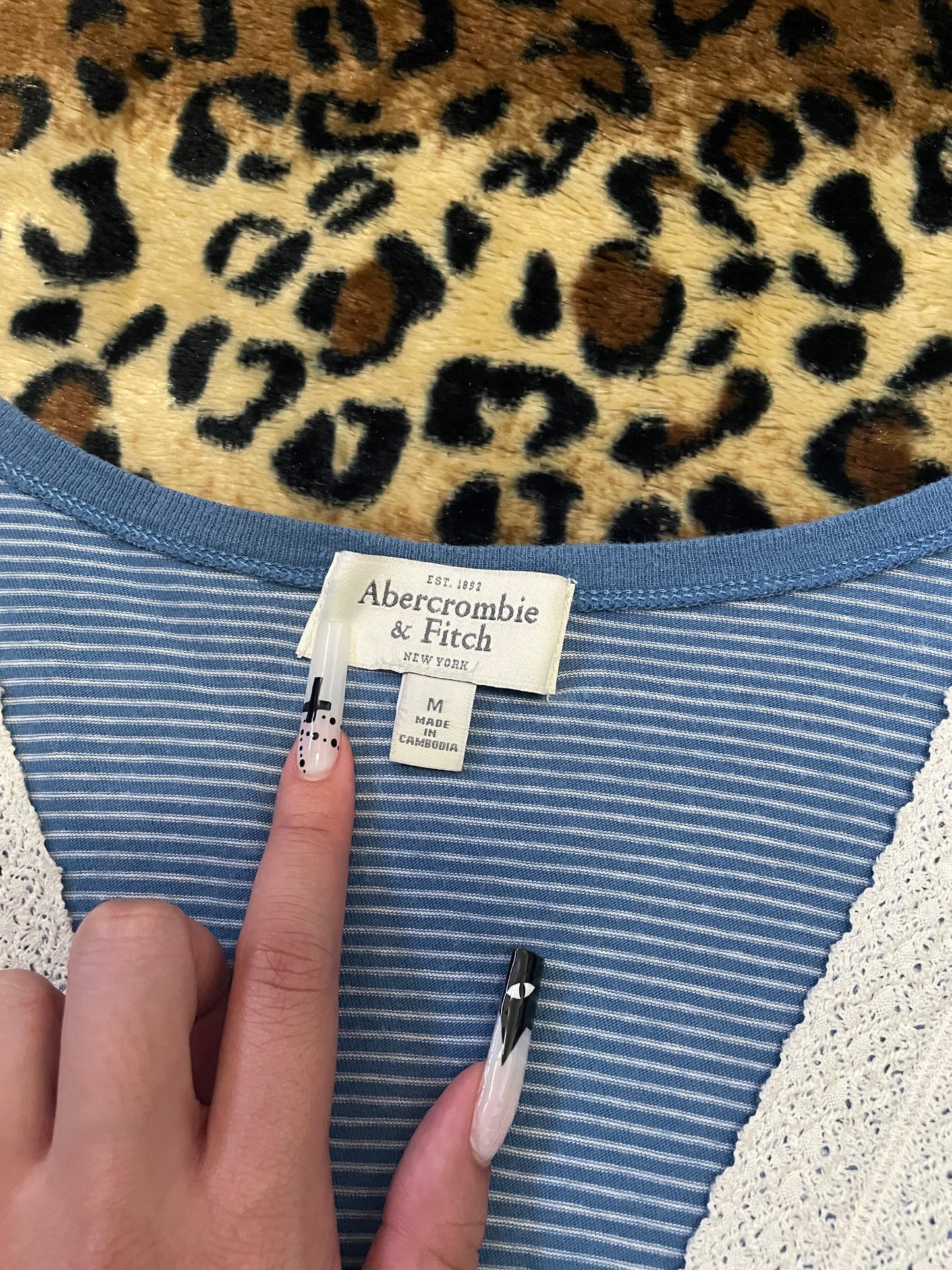 abercrombie striped babydoll top
