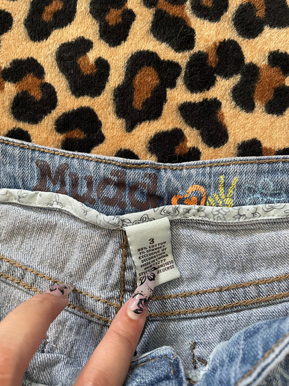 mudd studded lowrise mini shorts