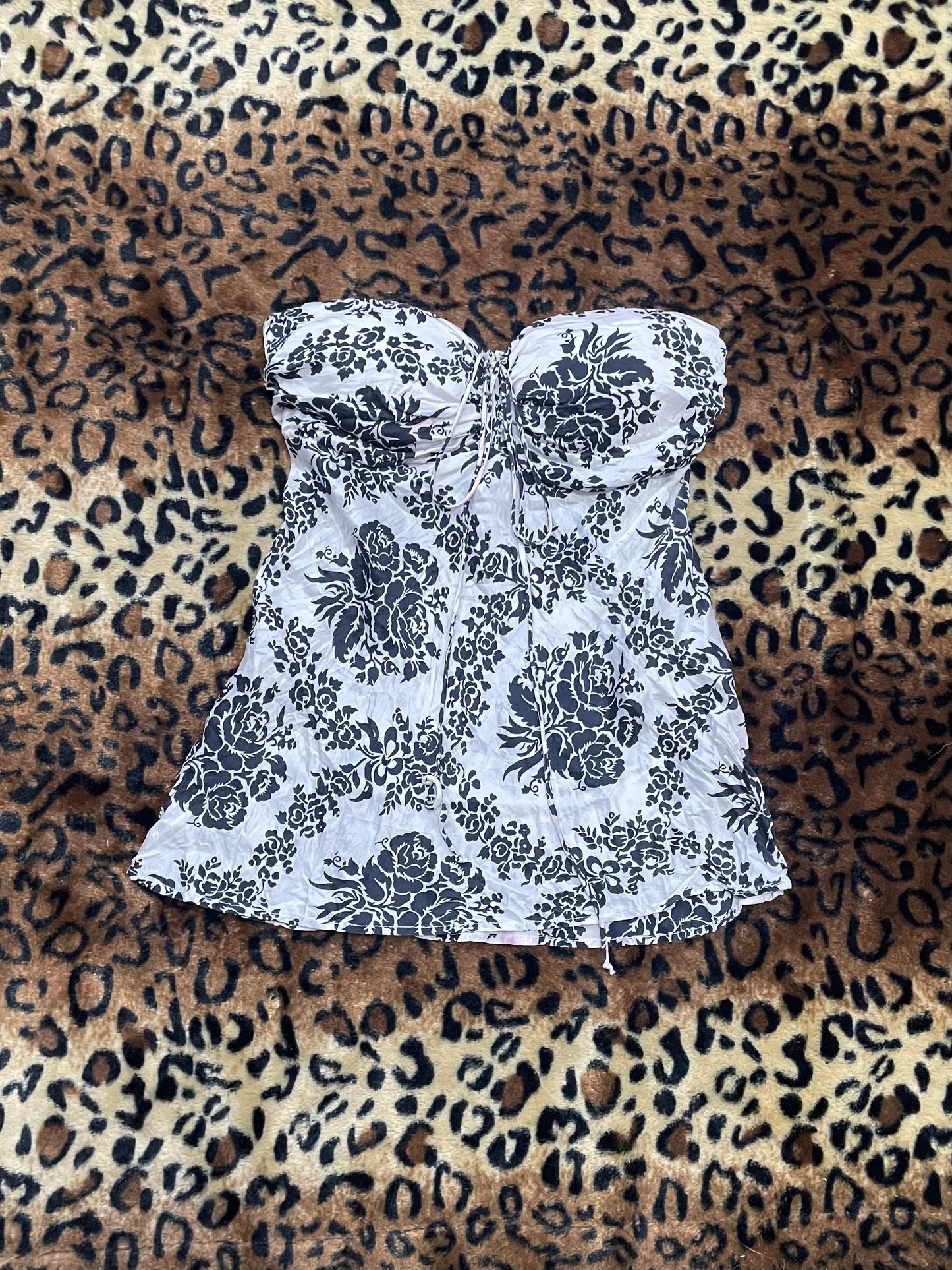 charlotte russe flower tube top
