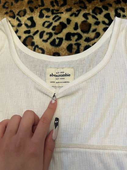 abercrombie babydoll longsleeve