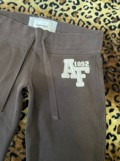 abercrombie lowrise flare sweatpants