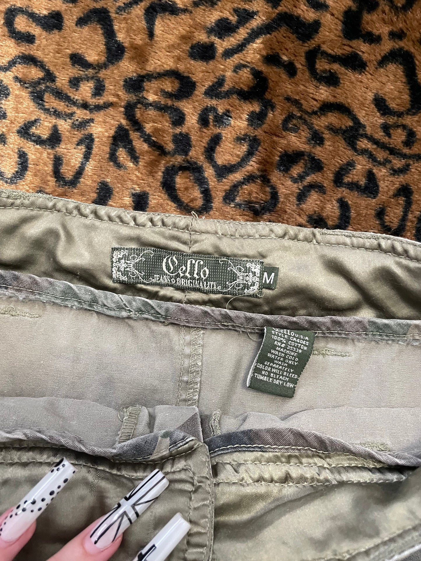 camo cargo mini skirt