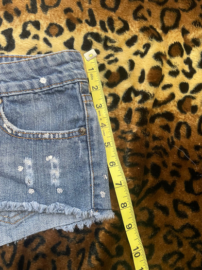 rue21 lowrise denim mini shorts