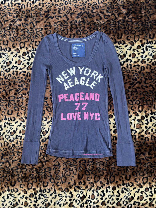 american eagle fitted longsleeve