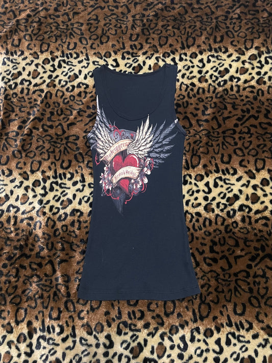 heart angel wing tank