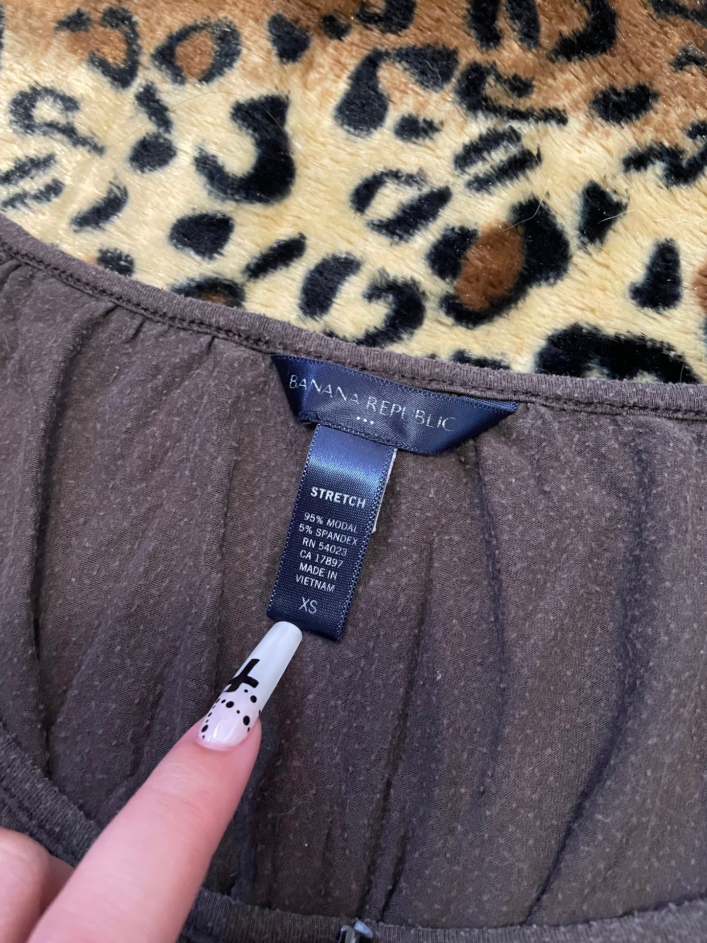 banana republic babydoll top