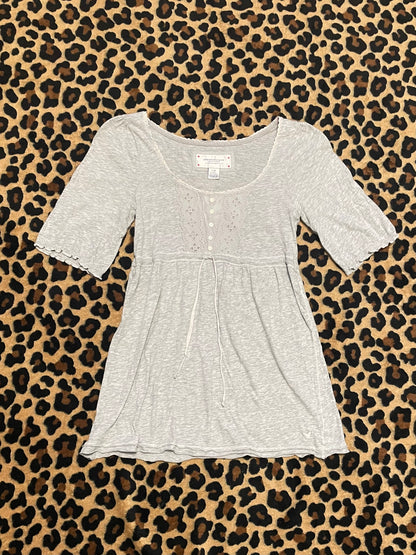 american eagle babydoll lace shirt