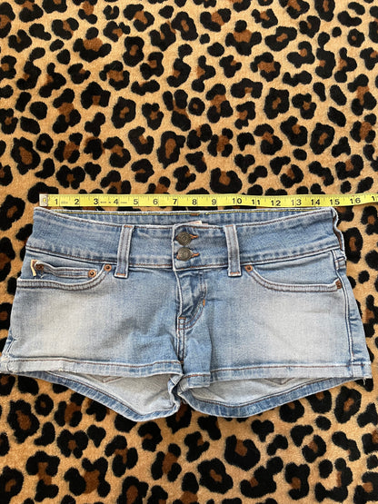 hollister lowrise mini shorts