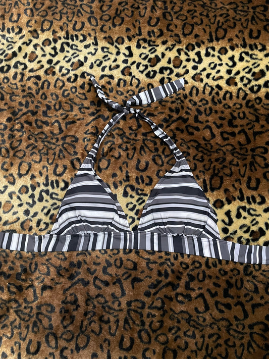 old navy striped swimsuit top