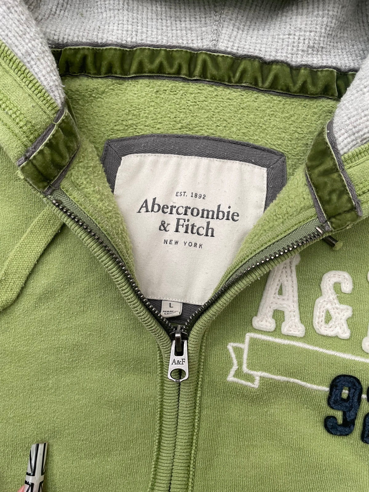 abercrombie fitted zip up