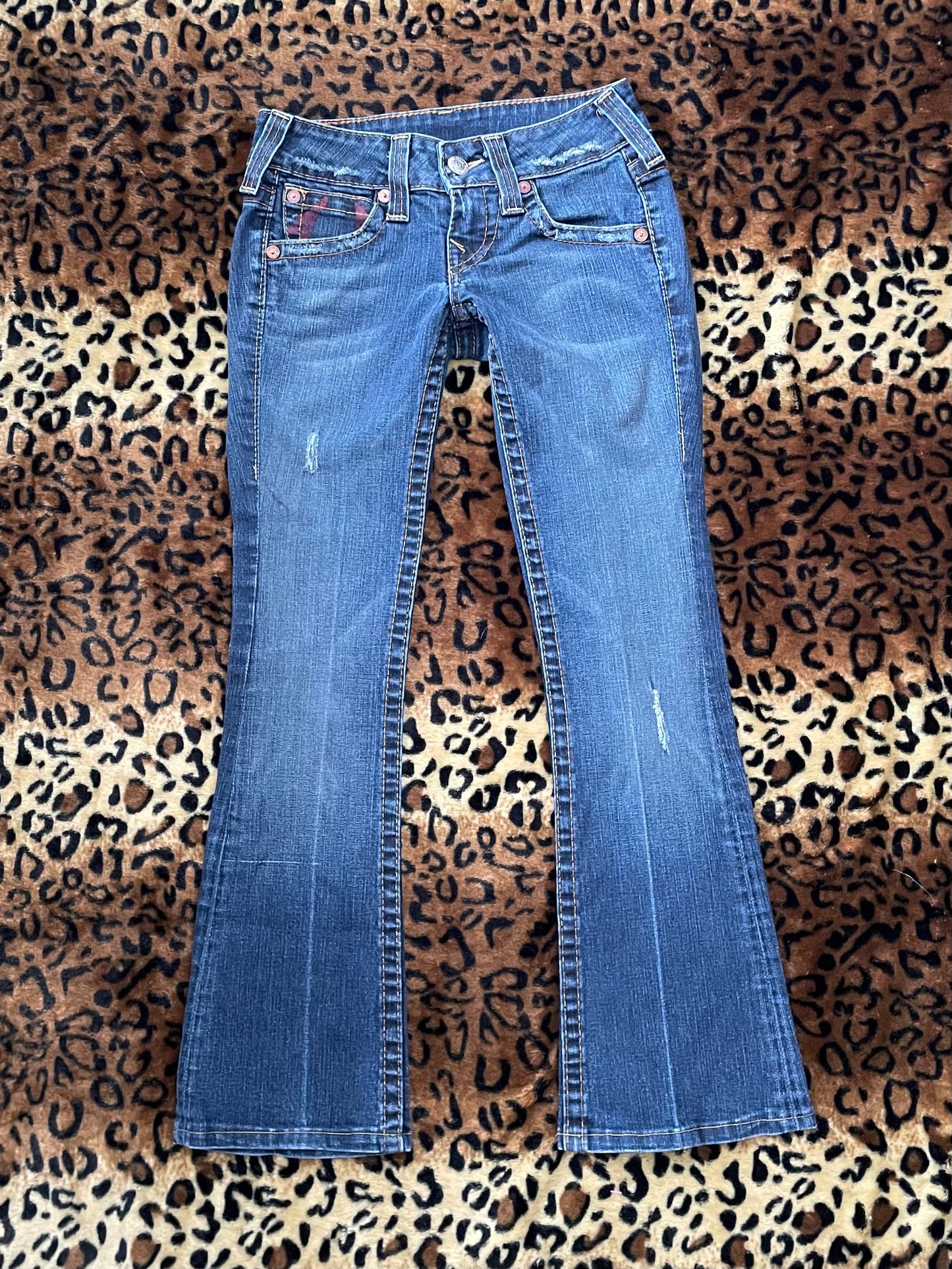true religion lowrise flare jeans