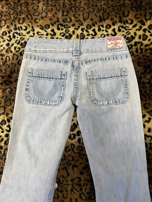 true religion lowrise flare jeans